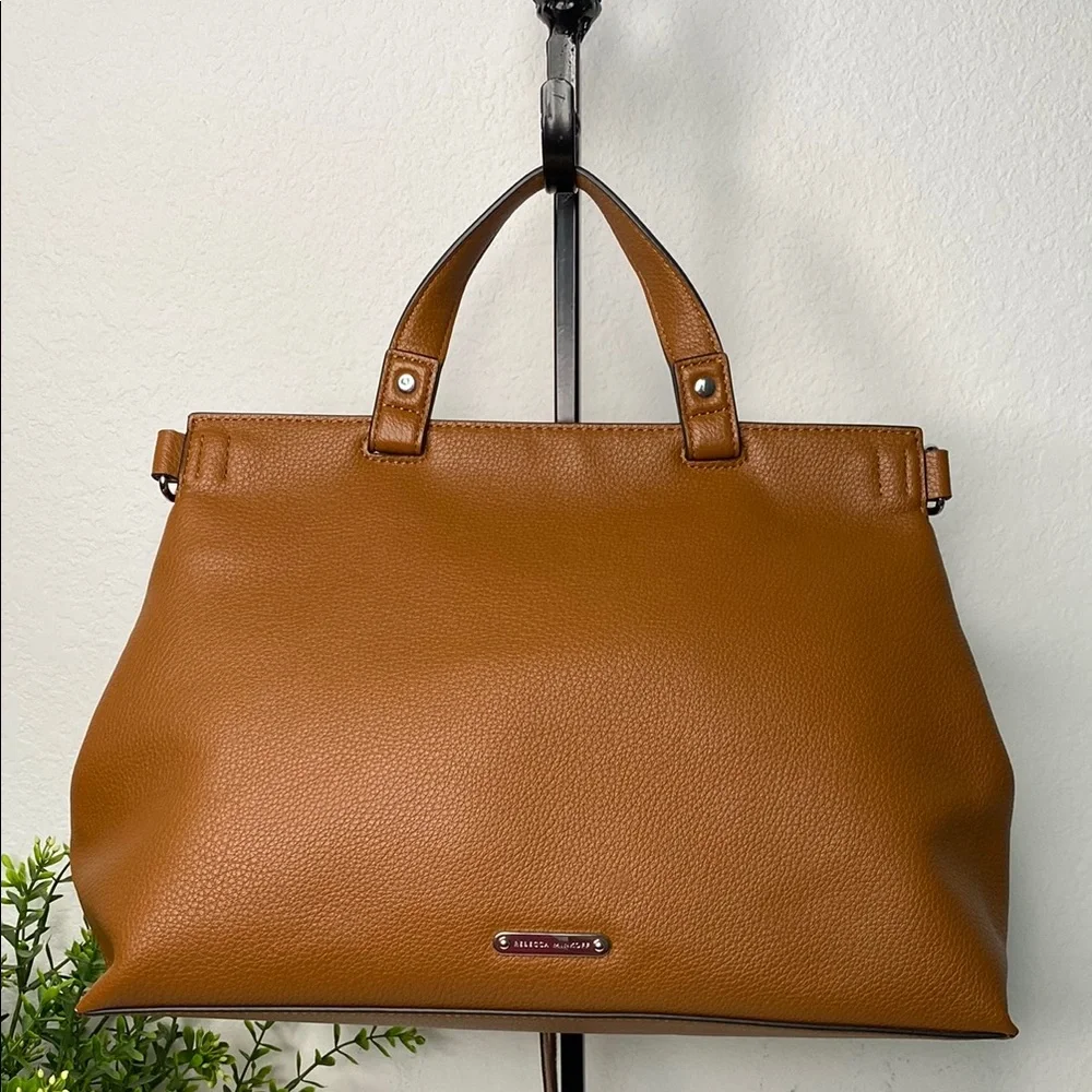 Rebecca Minkoff Brown Satchel Top-Handle Bag